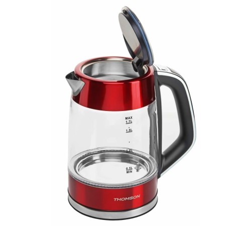 Чайник GLASS K20ES-2001 1.7L RED THOMSON