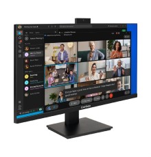 Монитор со встроенной веб-камерой 27" ExeGate SuperView EA2700 (IPS LED Grade A+, FHD, 1920x1080@75Гц, 16:9, 250cd/m2, 1000:1, 178°/178°, 5ms, D-Sub, HDMI, FHD веб-камера 2MP, микрофон, Flicker-free, Low Blue Light, кабель HDMI 1.5м, VESA 100x100, ре