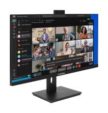 Монитор со встроенной веб-камерой и аудио 27" WQHD ExeGate SuperView EA2707CA (IPS LED Grade A+, 2560x1440@75Гц (WQHD), 16:9, 250cd/m2, 1000:1, 178°/178°, 5ms, Speakers, HDMI2.0, DisplayPort, USB, audio-out, FHD веб-камера 2MP, микрофон, Flicker-free