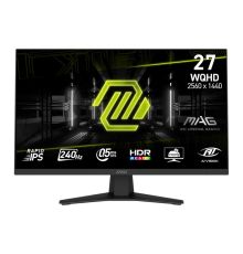 Монитор MSI 27" Mag 274QF X24 черный IPS LED 16:9 HDMI полуматовая HAS Piv 1000:1 178гр/178гр 2560x1440 240Hz DP Quad 2K (1440p) USB 6.05кг