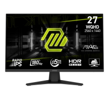 Монитор MSI 27" Mag MAG 274QF черный IPS LED 16:9 HDMI полуматовая 1000:1 250cd 178гр/178гр 2560x1440 180Hz DP Quad 2K (1440p) 6.05кг