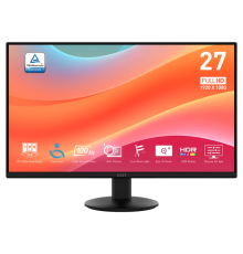 Монитор MSI 27" Pro MP272L черный IPS LED 16:9 HDMI M/M матовая 250cd 178гр/178гр 1920x1080 100Hz DP FHD 3.82кг