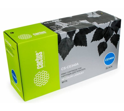 Картридж лазерный Cactus CS-CE340A CE340A черный (13500стр.) для HP CLJ M775