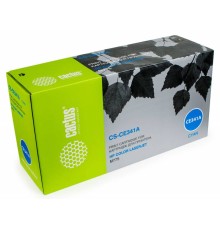 Картридж лазерный Cactus CS-CE341A CE341A голубой (16000стр.) для HP CLJ M775