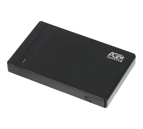AgeStar 3UB2P3 (BLACK) пластик, чёрный. UASP USB 3.0 Внешний корпус 2.5" SATAIII HDD/SS