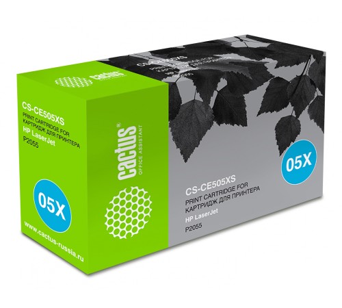 Картридж лазерный Cactus CS-CE505XS CE505X черный (6500стр.) для HP LaserJet P2050 LaserJet P2055 LaserJet P2055D LaserJet P2055DN LaserJet P2055X