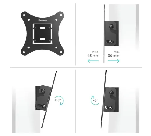 Кронштейн ONKRON ONKRON ONKRON SN31 BLACK