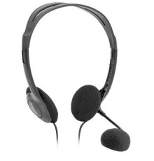 Наушники с микрофоном Defender Aura 102 черный 1.8м накладные оголовье (63102)