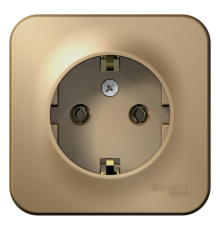 Systeme electric BLNRA010114 BLANCA О/У РОЗЕТКА с заземлением без штор. ИЗОЛ.ПЛ., 16А, 250В, ТИТАН