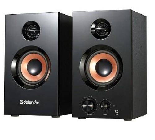Колонки Defender Aurora S20 2.0 черный 20Вт