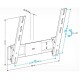 Кронштейн для телевизора Holder LCD-T4612 черный 32"-65" макс.40кг настенный наклон