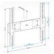 Кронштейн для телевизора Holder LCD-F4611 черный 32"-65" макс.40кг настенный фиксированный