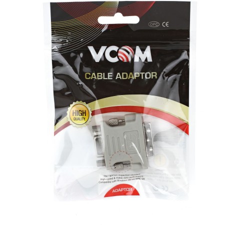 VCOM Адаптер DVI-I - VGA(15F) VCOM <VAD7817> [6937510890040]