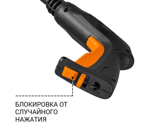 Bort BHR-1700-PRO Мойка высокого давления [93416305] { 1600 Вт, максимальное давление 120 бар, рабочее давление 90 бар, 7 л/мин, 4 кг, набор акссесуаров 7 шт }