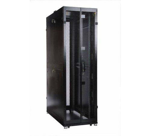 Шкаф серверный ЦМО ШТК-СП-42.6.10-44АА-9005 42U 600x990мм пер.дв.перфор. 2 бок.пан. 1350кг черный Шкаф серверный ЦМО ШТК-СП-42.6.10-44АА-9005 42U 600x990мм пер.дв.перфор. 2 бок.пан. 1350кг черный