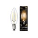 GAUSS 103801105 Светодиодная лампа LED Filament Свеча E14 5W 420lm 2700К 1/10/50