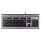 Клавиатура A4Tech KLS-7MUU серебристый/черный USB slim Multimedia