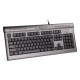 Клавиатура A4Tech KLS-7MUU серебристый/черный USB slim Multimedia