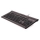 Клавиатура A4Tech KLS-7MUU серебристый/черный USB slim Multimedia