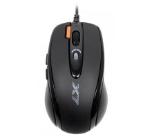 Мышь A4Tech X-718BK черный оптическая (3000dpi) USB (6but)