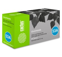 Картридж лазерный Cactus CS-Q7553AS Q7553A черный (3000стр.) для HP P2014/P2015/M2727