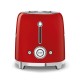 Тостер на 2 ломтика,SMEG TSF01RDEU, красный