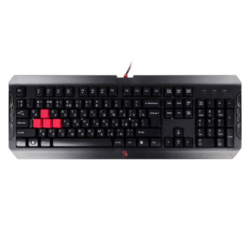 Клавиатура A4Tech Bloody Q100 черный USB Multimedia for gamer Клавиатура A4Tech Bloody Q100 черный USB Multimedia for gamer