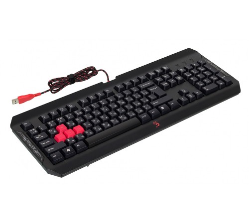 Клавиатура A4Tech Bloody Q100 черный USB Multimedia for gamer Клавиатура A4Tech Bloody Q100 черный USB Multimedia for gamer