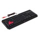 Клавиатура A4Tech Bloody Q100 черный USB Multimedia for gamer