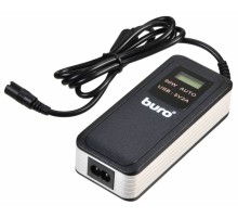Блок питания Buro BUM-0065A90 автоматический 90W 12V-20V 11-connectors 5A 1xUSB 2.1A от бытовой электросети LСD индикатор