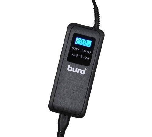 Блок питания Buro BUM-0065A90 автоматический 90W 12V-20V 11-connectors 5A 1xUSB 2.1A от бытовой электросети LСD индикатор Блок питания Buro BUM-0065A90 автоматический 90W 12V-20V 11-connectors 5A 1xUSB 2.1A от бытовой электросети LСD индикатор
