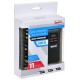 Блок питания Buro BUM-0065A90 автоматический 90W 12V-20V 11-connectors 5A 1xUSB 2.1A от бытовой электросети LСD индикатор