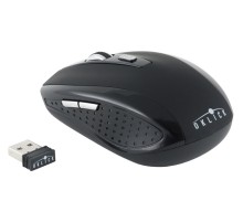 Мышь Оклик 455MW черный оптическая (1600dpi) беспроводная USB (5but)