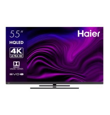 55"  Телевизор Haier 55 Smart TV AX Pro {4K Ultra HD (3840x2160 Пикс), 60 Гц, QLED, Direct LED}