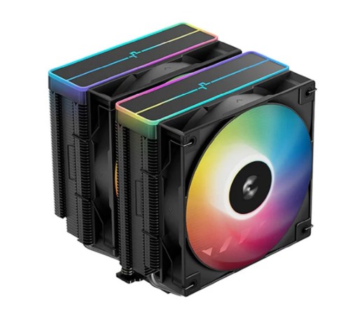 Cooler DeepCool AG620 Bk V2 ARGB Soc-AM5/AM4/1200/1700/1851 черный 4-pin 15-29