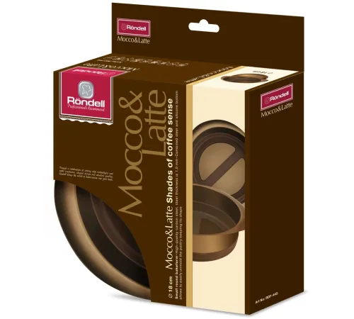 Форма для выпечки Rondell Mocco&Latte RDF-445 18см круглая Форма для выпечки Rondell Mocco&Latte RDF-445 18см круглая