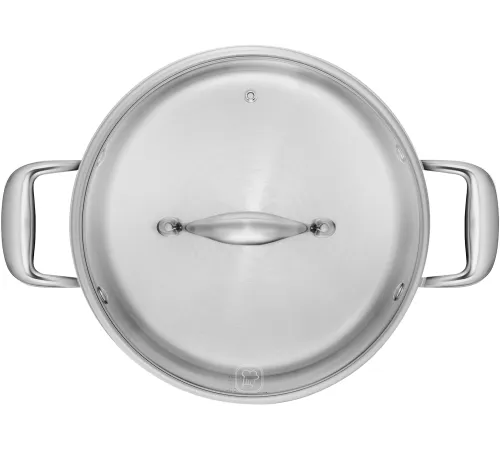 Кастрюля Rondell Vintage RDS-344 5л. d=24см (с крышкой) серебристый Кастрюля Rondell Vintage RDS-344 5л. d=24см (с крышкой) серебристый