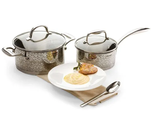 Кастрюля Rondell Vintage RDS-344 5л. d=24см (с крышкой) серебристый Кастрюля Rondell Vintage RDS-344 5л. d=24см (с крышкой) серебристый