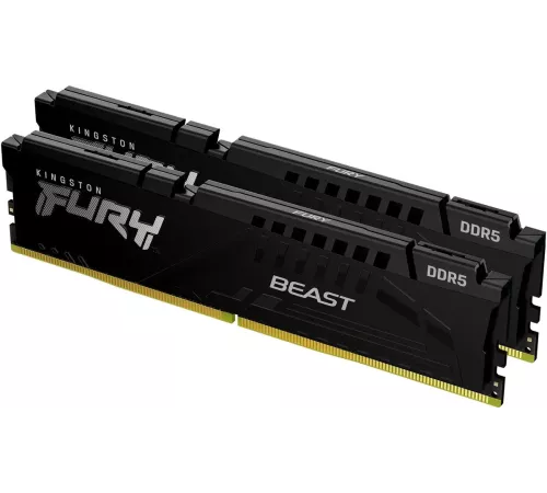 Память DDR5 2x32Gb 5200MHz Kingston KF552C40BBK2-64 Fury Beast RTL PC5-41600 CL40 DIMM 288-pin 1.25В kit dual rank