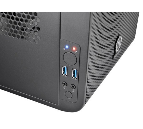 Корпус Thermaltake Core V1 черный без БП miniITX 1x200mm 2xUSB3.0 audio bott PSU