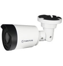 Камера видеонаблюдения аналоговая Tantos TSc-P5HDf 2.8-2.8мм HD-CVI HD-TVI цв. корп.:белый/черный (00-00157590)