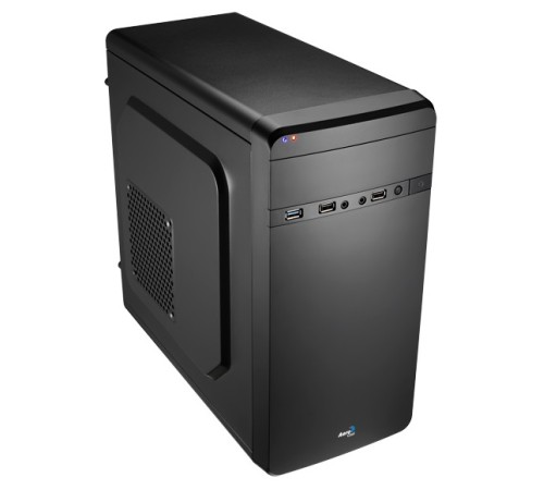 Корпус Aerocool Qs-180 черный без БП mATX 1x80mm 2xUSB2.0 1xUSB3.0 audio