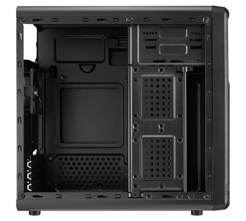 Корпус Aerocool Qs-182 черный без БП mATX 2x120mm 2xUSB2.0 1xUSB3.0 audio
