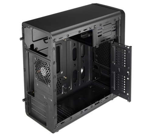 Корпус Aerocool Qs-182 черный без БП mATX 2x120mm 2xUSB2.0 1xUSB3.0 audio
