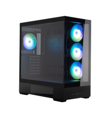 Корпус ZALMAN P40 DS, ATX, BLACK, WINDOW, 9.1-inch LCD screen, 2xCombo(2.5” or 3.5”), 1x2.5”, 1xUSB TYPE-C, 2xUSB3.0, SIDE 3x120mm ARGB, REAR 1x120mm ARGB
