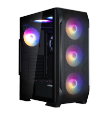 Корпус ZALMAN N7 PLUS V2, ATX, BLACK, WINDOW, 1xCombo (3.5” or 2.5”), 1 x 3.5”, 3 x 2.5”, 2xUSB2.0, 1xUSB3.0, FRONT 3x120mm RGB, REAR 1x120mm RGB, TOP 2x120mm RGB, SIDE 1x120mm