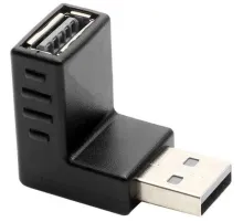 GCR Переходник USB 2.0 AM / AF , угловой, вниз, GCR-53494 Greenconnect GCR-53594