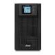 ИБП POWERMAN Online 2000, LCD, двойного преобразования, 2000ВА, 1800Вт, 3 евророзетки с резервным питанием, USB, RS232, слот SNMP, разъем EPO, батарея 12В 9Ач 4 шт., 215 х 315 х 475 мм., 18.5 кг. Powerman Online 2000