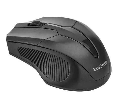 Exegate EX280436RUS Беспроводная мышь Exegate SR-9034 <black, optical, 4btn/scroll, 1600dpi, USB> Color box
