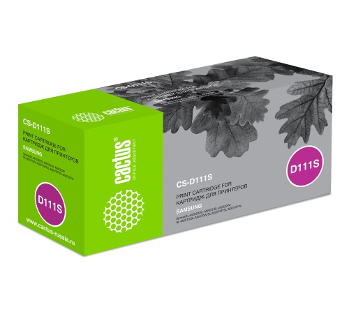 Картридж лазерный Cactus CS-D111S MLT-D111S черный (1000стр.) для Samsung Xpress M2022/M2020/M2021/M2020W/M2070
